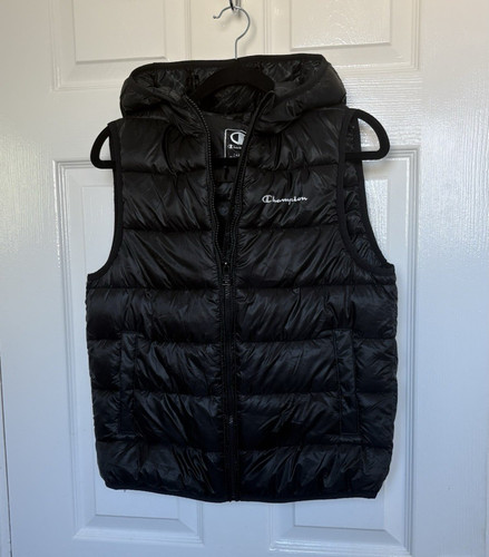 Champion black hooded - black, padded