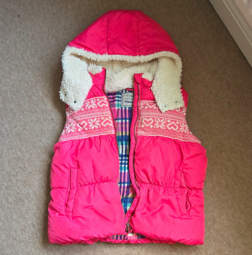Next girls pink hooded padded - girls,