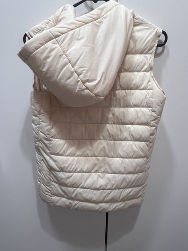 Girls hooded puffer gilet - girls,