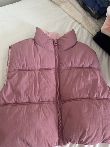Pink zara crop - pink, gilet