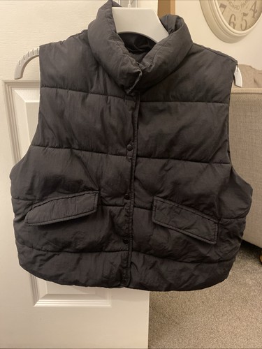Zara black puffer gilet girls - puffer,