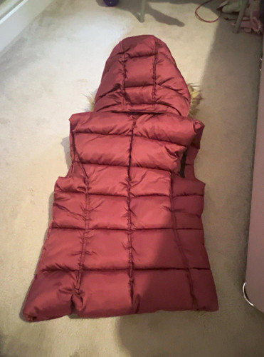 Girls burgundy hooded - h&m,