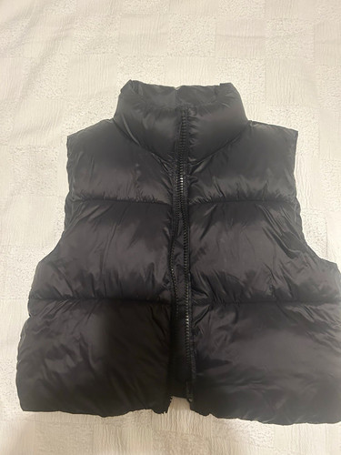 Girls black padded puffer - girls,