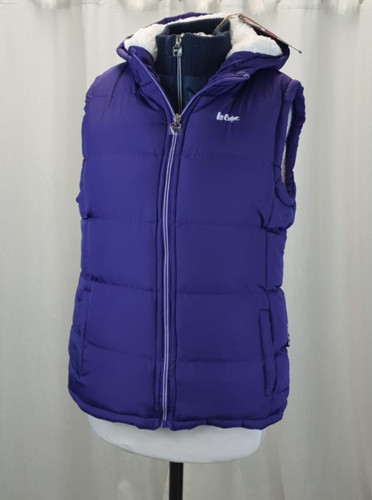 Lee cooper purple gilet fleece - gilet,